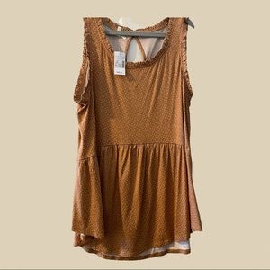 Maurices Burnt Yellow Tank Top